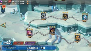 Chapter 8 Goddess Trail Normal  Lords Mobile  Cleared with 3 Stars [upl. by Ainimreh]