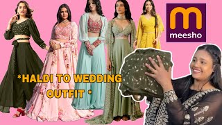 10 Beautiful Gowns Try On Haul from Meesho 💗  Isha Vinod Jain [upl. by Remas]