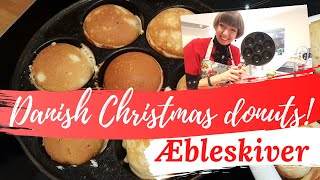 How to make Aebleskiver Danish Christmas donuts and our family traditions [upl. by Leikeze]