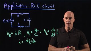 RLC Circuit Differential Equation  Lecture 25  Differential Equations for Engineers [upl. by Omoj]