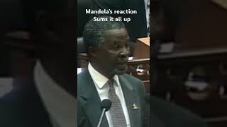 Mandelas reaction sums up why this is the best speech by SA leader [upl. by Ahsiekin]