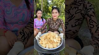 Cooking yummy biscuit with milk recipe food delicious cookrecipe [upl. by Ycnej289]