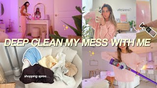 DEEP CLEAN MY MESS WITH ME✨ organizing  decluttering [upl. by Eyr569]