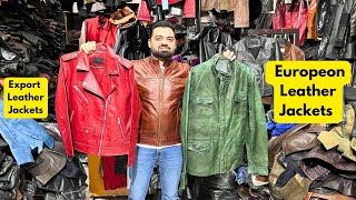 100 Original leather Jackets  Export Quality Leather Jackets  Russia and Europe leather jackets [upl. by Odie]