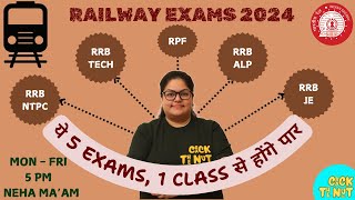 REASONING FOR ALL EXAMS  RAILWAY EXAM  RRB NTPCALPJERPFTECHNICIAN  By Neha Maam [upl. by Gnanmas]