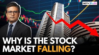 Why Is The Stock Market Falling Today  Nifty Loses Rs 2 Lakh Crores In Market Cap [upl. by Jelks]