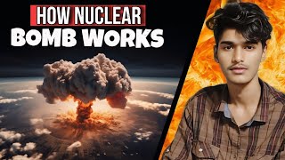 How Nuclear Bomb Work Explained In Hindi  Virat Sahani dhruvrathee physics getsetflyscience [upl. by Korie]