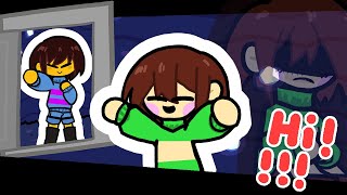 Frisk finds Chara   Undertale Animation [upl. by Mittel]