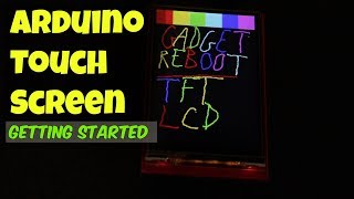 Arduino TFT LCD Touch Screen Tutorial 35 Inch 480x320 [upl. by Cahn]