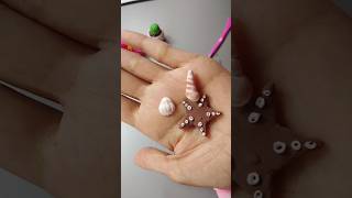 diy minj oyster with clay  মোল্ড ছাড়া ক্লে দিয়ে ঝিনুক শামুক বানানোর টিউটোরিয়াল claycraft [upl. by Rechaba572]