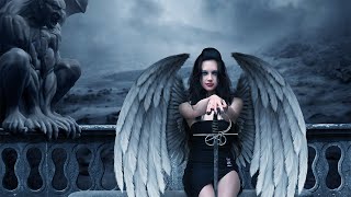 Make an evil angel in Photoshop Tutorial  PSD Box [upl. by Nimsaj40]