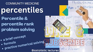 percentiles  percentile rank  quartiles  selflessmedicose [upl. by Kahlil]