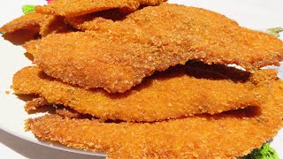 Esta es la mejor receta de Milanesas de Pollo ¡Descubre el secreto para un empanizado perfecto [upl. by Nuris]