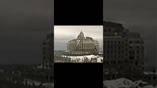 Saint John NB Canada General Hospital picture demolition 1995 hospital building [upl. by Bonnette984]