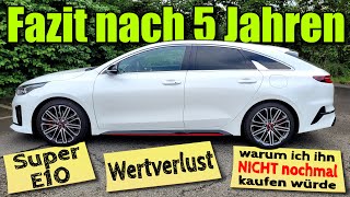 Kia ProCeed GT  Fazit nach 5 Jahren  Bericht Erfahrung Verbrauch Owners Review Meinung deutsch [upl. by Grannie144]