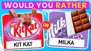 Would You Rather  Dessert Edition 🍰🍩🍫 [upl. by Corydon]