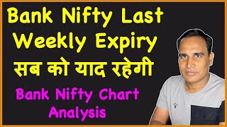 Bank Nifty Last Weekly Expiry सब को याद रहेगी  Bank Nifty Chart Analysis [upl. by Iow48]