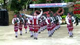 Bagpipers perform in super quick motion in Mizoram [upl. by Mcneely]