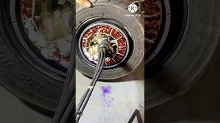 Electric bike ki motor repair trending shorts viralvideo electricbike electric viralshorts [upl. by Annairt]