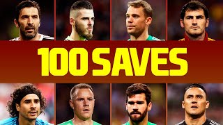 100 Best Goalkeeper Saves Of The Decade • 20102019 [upl. by Eiraminot]