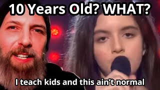 Angelina Jordan At 10Can She BE Better Than She Was At 9 Pro Guitarist Reacts [upl. by Aikahs]