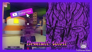 Demonic Spirit Showcase  Shindo Life [upl. by Needan290]