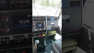 Kenworth W900L interior 🔥 new truckdriver trucking kw worldsbest kdub kenworth truck [upl. by Leinahtan]