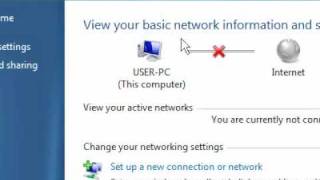 How to enable your network connection in Windows 7 [upl. by Eelydnarb]