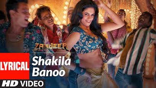 Shakila Banoo Full Lyrical Video Song  Shreya Ghoshal  Priyanka Chopra Ram Charan [upl. by Nyleda]