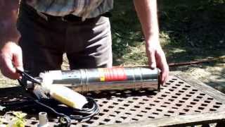 UNBOXING SUBMERSIBLE SCREW PUMP QGD312011 [upl. by Judye]