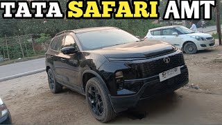 Tata Safari Dark Edition 2024 Facelift The Black Indian Tank [upl. by Imik873]