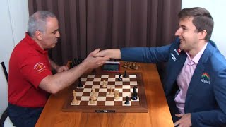 GARRY KASPAROV VS KARJAKIN  World Blitz Chess [upl. by Enrico307]