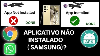 Fix ✅ App Not Installed Problem Samsung  App isnt Compatible With Your Phone [upl. by Janeva]