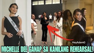 Michelle Dee GANITO ang OOTD sa Kanilang Day 10 sa RehearsalMiss Universe 2023 [upl. by Fihsak468]