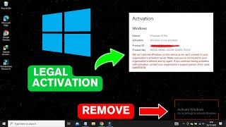 PERMANENT  How To Fix Activation Windows 10 in Laptop  Remove Watermark Activate Windows [upl. by Waddington]