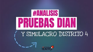 ANALISIS PRUEBAS DIAN Y SIMULACRO DISTRITO 4 [upl. by Blount432]