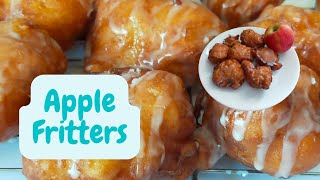 The Best Apple Fritter Recipe 😍 [upl. by Rumilly]