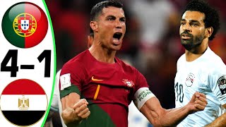 Portugal vs Egypt 41  All Goals and Highlights  2024 🔥 RONALDO [upl. by Hoppe]