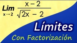 Limite con Factorizacion y Binomio Conjugado [upl. by Tullus82]