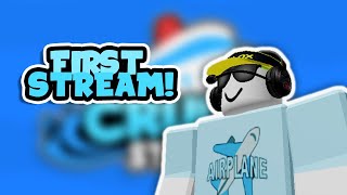 AIRPLANE ROBLOX DEVELOPER FIRST STREAM LETS GO [upl. by Nylarad956]