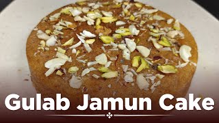 Gulab Jamun Cake  Gulabjamun Teatime Cake  Teatime Cake  Gulabjamun Premix Cake  Diwali Special [upl. by Dougald59]