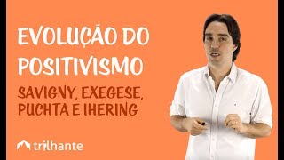 Evolução do Positivismo  Savigny Exegese Puchta e Ihering [upl. by Teirtza3]