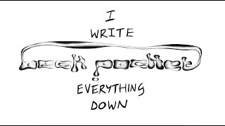 Beck Pocket  i write everything down Lyric Video [upl. by Alleon]