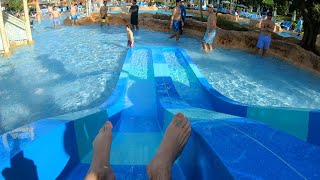 Poseidons Playzone  Double Kids Slide at Atlantis Bahamas [upl. by Noned]