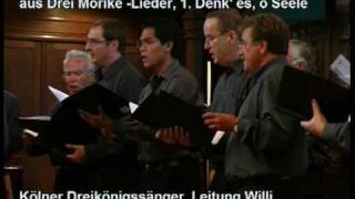 Kurt Lissmann Denk es o Seele World Premiere aus Drei Mörike Lieder [upl. by Nosna928]