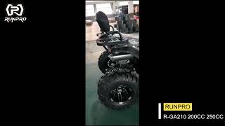 RGA210 200CC 250CC QUAD BIKE FOR ADULT RUNPRO [upl. by Enilaf]