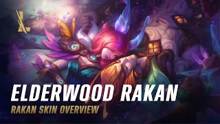 Wild Rift  Elderwood RAKAN PreRelease Skin Overview [upl. by Ymor]