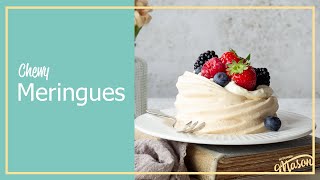 Easy Chewy Meringue Recipe UK [upl. by Enitsugua395]