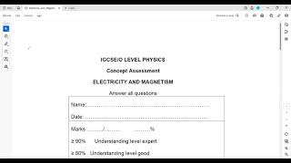 Electricity and Magnetism Physics Pop quiz 6 [upl. by Eahsel]