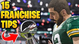 15 Tips for Madden Franchise Mode [upl. by Mel833]